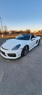 Porsche Boxster Spyder 981 approved 03/26, Auto's, Porsche, Achterwielaandrijving, Zwart, Alcantara, Wit