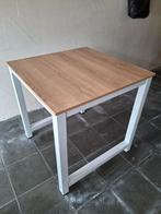 Houten bijzettafel, Ophalen, Gebruikt, Vierkant, Hout
