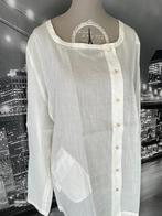 prachtige witte lichte blouse annemie verbeke - 4, Kleding | Dames, Annemie Verbeke, Verzenden, Wit, Maat 42/44 (L)