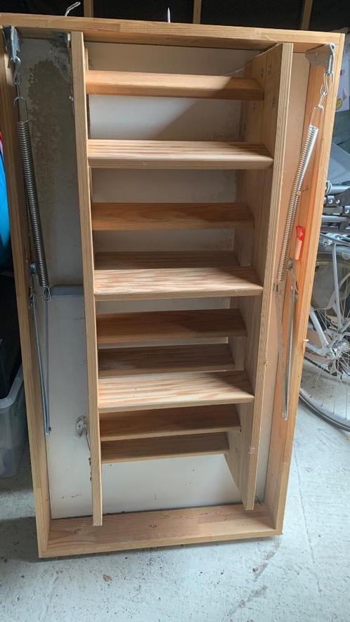 Nieuw 3 delig houten zoldertrap met afdekplaat, Doe-het-zelf en Bouw, Ladders en Trappen, Nieuw, Trap, 2 tot 4 meter, Opvouwbaar of Inschuifbaar
