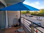 Blauwe parasol van 250 cm met hoes, Ophalen, Nieuw, 2 tot 3 meter, Verstelbaar