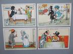 lotje van 4 pk illustrator  Ed. PHOB phototype Belge, Collections, Cartes postales | Thème, Envoi, 1920 à 1940, Non affranchie