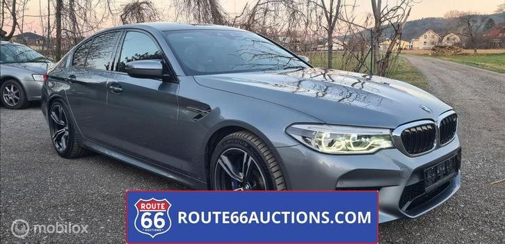 BMW M5 | 2020 | Route 66 Auctions, Auto's, BMW, Bedrijf, Te koop, 5 Reeks, Benzine, Overige carrosserie, Handgeschakeld, Zwart