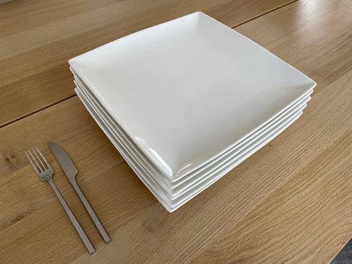 Moderne borden 'YONG', 30x30cm, Huis en Inrichting, Keuken | Servies, Nieuw, Bord(en), Effen, Porselein, Ophalen