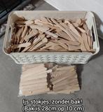 Houten ijsstokjes, Ophalen of Verzenden, Nieuw