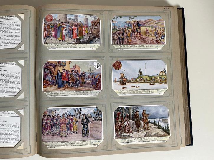 Liebig  compleet album - expansion coloniale - 1952/1955, Verzamelen, Foto's en Prenten, Prent, 1940 tot 1960, Verzenden