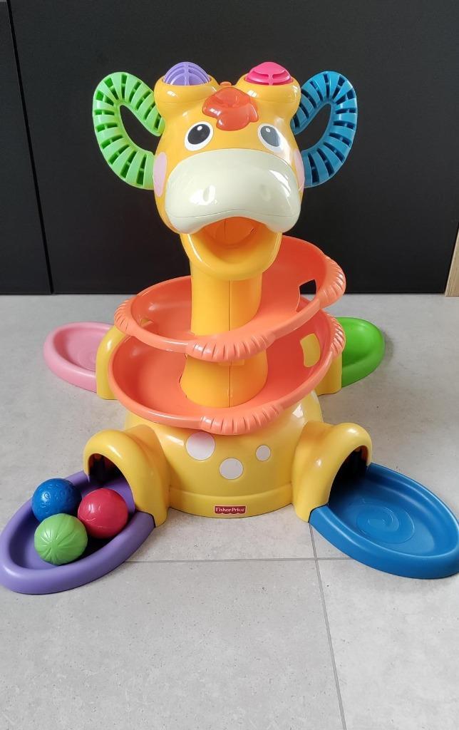 Fisher-Price Giraf Knikkerbaan, Kinderen en Baby's, Speelgoed | Fisher-Price, Gebruikt, Ophalen