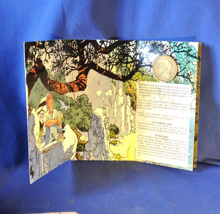 medaille largo winch FDC dupuis 2001, Collections, Collections Autre, Comme neuf, Enlèvement ou Envoi