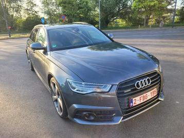 Audi A6 C7 3.0 BiTurbo Competition, Autos, Audi, Cuir, Argent ou Gris, Euro 6, Adapté aux personnes handicapées