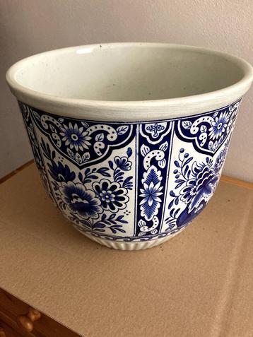 Vintage grote Royal Sphinx Delfts M24 plantenbak beschikbaar voor biedingen