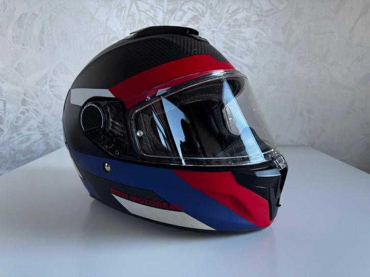 BMW Xomo Carbon motorhelm, Motoren, Kleding | Motorhelmen, Heren, Integraalhelm, XL, Overige merken, Tweedehands, Ophalen of Verzenden