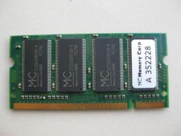 512MB PC2700 DDR1 So-dimm laptopgeheugen disponible aux enchères