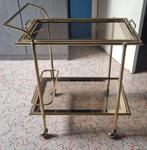 Art Deco barwagen van gerookt glas, Ophalen