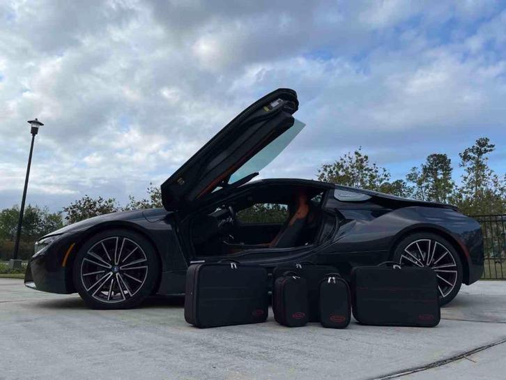 Roadsterbag lederen kofferset/koffer voor BMW i8, Auto diversen, Auto-accessoires, Nieuw, Verzenden