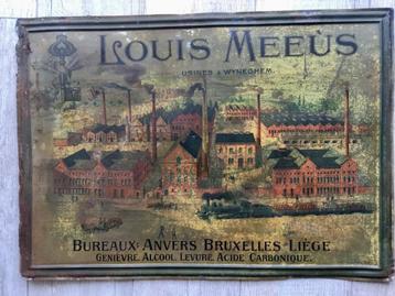 Reclameblad Usines Louis Meeûs alcohol Genièvre 1890  beschikbaar voor biedingen