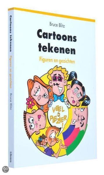 boek: cartoons tekenen/figuren en gezichten-Bruce Blitz beschikbaar voor biedingen