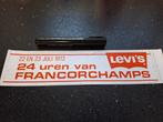 Sticker Levi's Jeans 24 uur Francorchamps 1972, Ophalen of Verzenden, Zo goed als nieuw, Auto of Motor