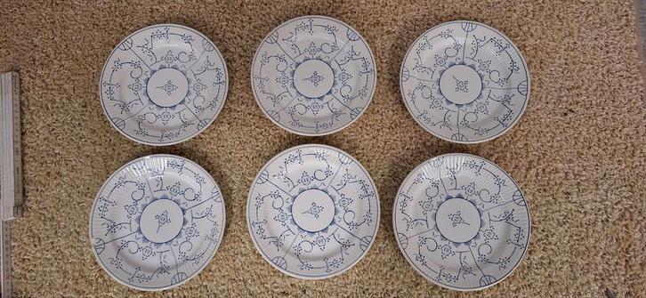 6 Boch dessert borden, Huis en Inrichting, Keuken | Servies, Bord(en), Keramiek, Ophalen of Verzenden