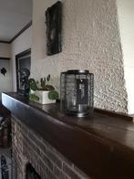 Metalen mandje - Gusta Windlicht – NIEUW, Huis en Inrichting, Woonaccessoires | Kandelaars en Kaarsen, Ophalen of Verzenden, Zwart