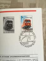 Uitgiftefolder van postzegels met speciale afstempeling., Postzegels en Munten, Postzegels | Europa | België, Met stempel, Gestempeld