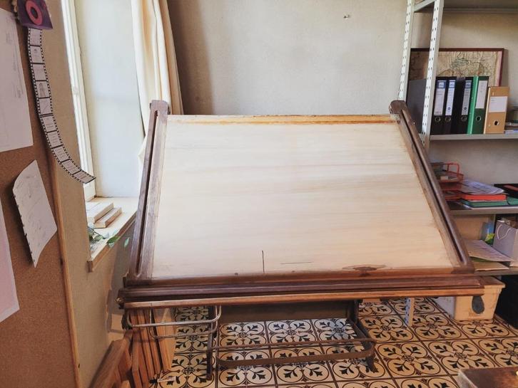 antieke tekentafel, Antiek en Kunst, Antiek | Meubels | Tafels, Ophalen