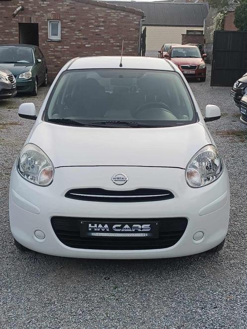 NISSAN MICRA, Auto's, Nissan, Bedrijf, Te koop, Micra, Benzine, Euro 5, Berline, 5 deurs, Handgeschakeld, Wit, Grijs, Stof, Ophalen