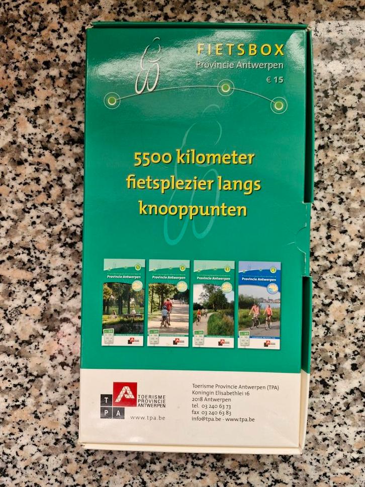 Fietsbox provincie Antwerpen, Boeken, Hobby en Vrije tijd, Zo goed als nieuw, Geschikt voor kinderen, Ophalen of Verzenden