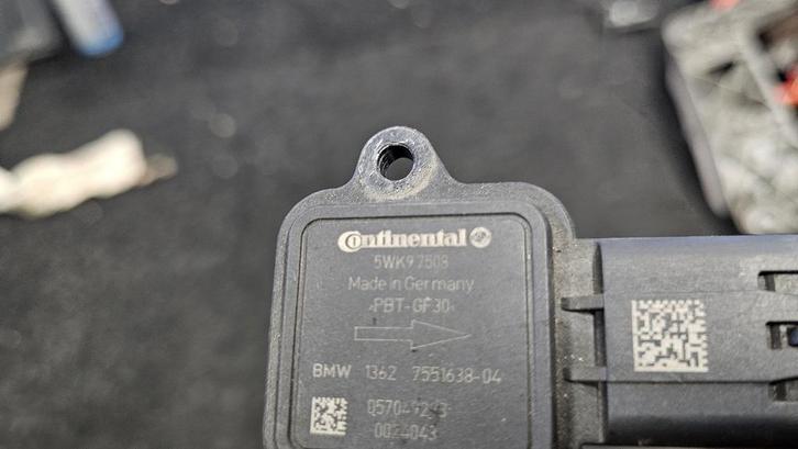 Luchtmassameter losse stift BMW N52 N52N N53 5WK97508 136275, Auto-onderdelen, Motor en Toebehoren, Gebruikt, Ophalen of Verzenden