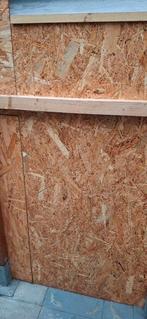 Planchetten en houtpanelen en allerlei hout om te stoken, Ophalen, Gebruikt