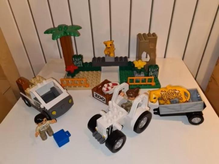 lego DUPLO ville zoo dierenvervoer 4971, Kinderen en Baby's, Speelgoed | Duplo en Lego, Gebruikt, Duplo, Complete set, Ophalen of Verzenden
