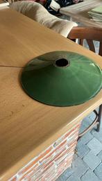Emaille lampenkap, Ophalen, Gebruikt, Groen, Rond