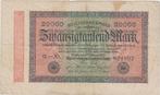 20000 Mark - 1923 Duitsland, Postzegels en Munten, Bankbiljetten | Europa | Niet-Eurobiljetten, Los biljet, Duitsland, Ophalen of Verzenden