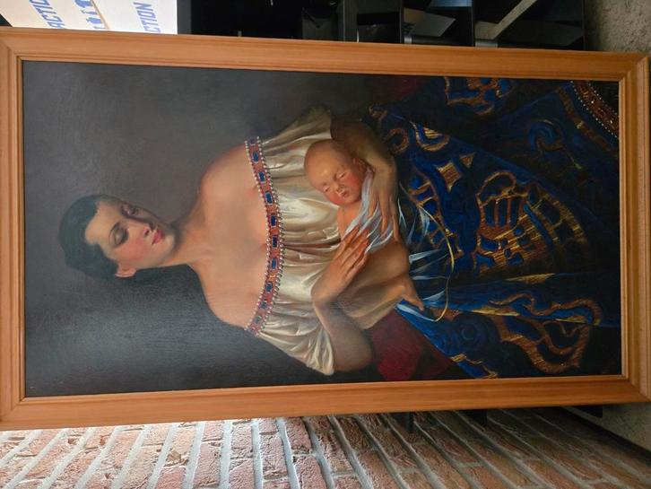 2x aimé van belleghem, Antiek en Kunst, Kunst | Schilderijen | Klassiek, Ophalen