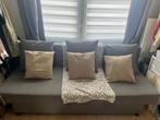 Canapé lit gris avec 3 coussins, Maison & Meubles, Utilisé, Gris