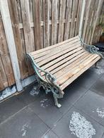 Zeldzaam antieke gietijzeren tuinbankje, Ophalen, Zo goed als nieuw