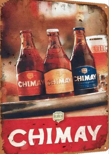 Reclamebord vintage Chimay - mancave poolhouse nieuw beschikbaar voor biedingen
