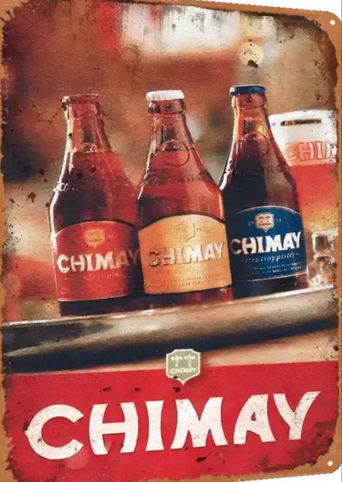 Reclamebord vintage Chimay - mancave poolhouse nieuw, Verzamelen, Merken en Reclamevoorwerpen, Nieuw, Reclamebord, Ophalen of Verzenden