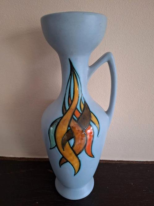 Vase en poterie Gouda des années 1950, Maison & Meubles, Accessoires pour la Maison | Vases, Utilisé, Enlèvement ou Envoi
