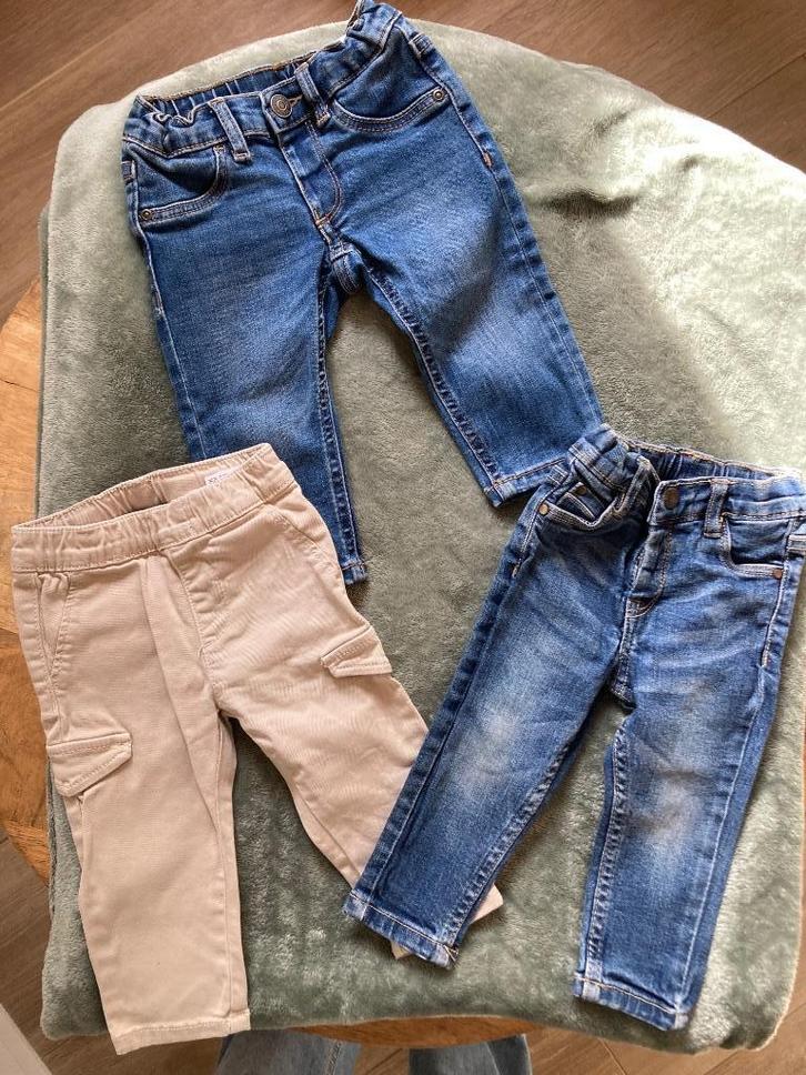 3 broeken maat 74, Kinderen en Baby's, Babykleding | Maat 74, Zo goed als nieuw, Broekje, Ophalen of Verzenden