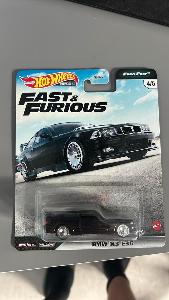 ️ Te koop: Hot Wheels Premium Fast & Furious BMW E36 M3, Hobby en Vrije tijd, Modelauto's | Overige schalen, Zo goed als nieuw