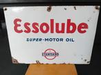 Emaille reclamebord ESSOLUBE 1936 Em. Koekelberg, Ophalen of Verzenden, Zo goed als nieuw, Reclamebord