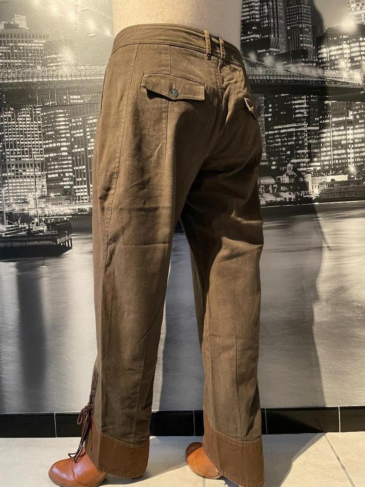 prachtige broek IKKS kaki kleur - Size 42, Kleding | Dames, Broeken en Pantalons, Zo goed als nieuw, Maat 42/44 (L), Groen, Lang