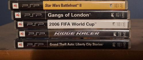 5 PSP games - toptitels, Games en Spelcomputers, Games | Sony PlayStation Portable, Zo goed als nieuw, Overige genres, 1 speler