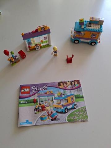 Lego friends postkantoor + auto, Enlèvement, Comme neuf, Ensemble complet, Lego