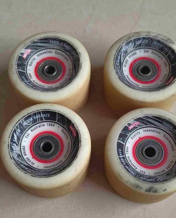 Rotonde Onshore-wiel + lagers, Sport en Fitness, Skateboarden, Ophalen, Gebruikt, Skateboard