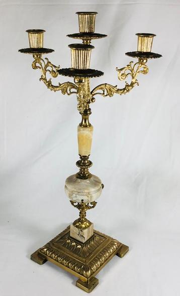 Ceramiche Alfa Vintage design grote onyx kandelaar Italië beschikbaar voor biedingen