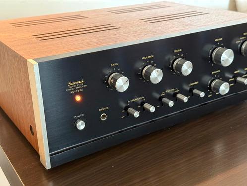 SANSUI AU-555A Solid State Stereo Amplifier (1971), Audio, Tv en Foto, Versterkers en Ontvangers, Zo goed als nieuw, Ophalen