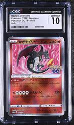 Radiant Charizard JP Pokémon GO – CGC 10 GEM MINT – Holo, Hobby en Vrije tijd, Ophalen, Nieuw, Losse kaart, Foil