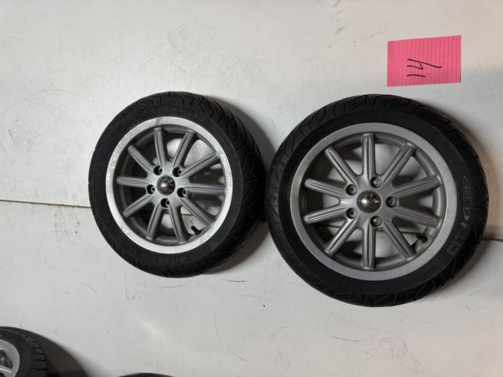 Piaggio MP3 Voorvelgen incl banden 12 inch, Motoren, Onderdelen | Overige