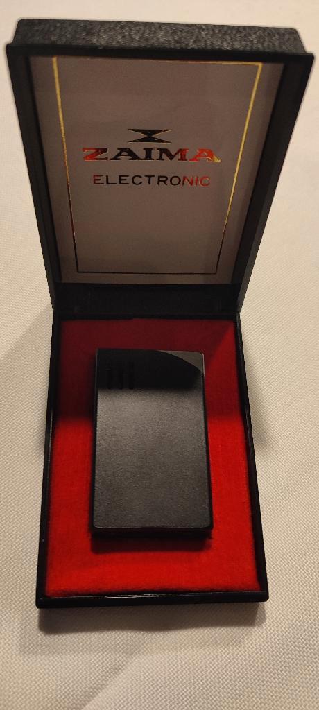 Briquet électronique au butane ZAIMA — NOS — boîte d'origine, Collections, Articles de fumeurs, Briquets & Boîtes d'allumettes